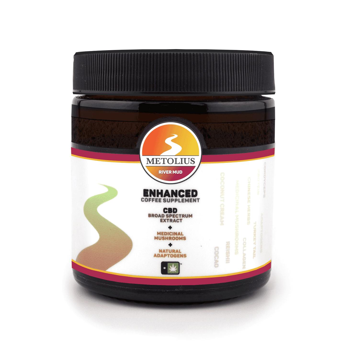 RIVER MUD - CBD EXTRACT + MEDICINAL MUSHROOMS + NATURAL ADAPTOGENS + CEREMONIAL CACAO