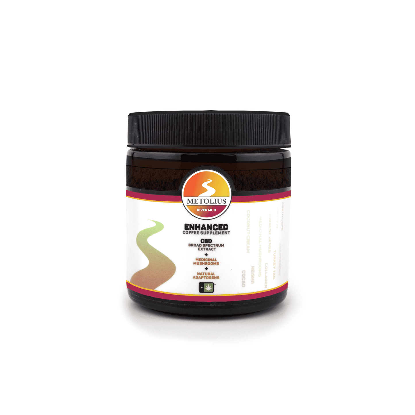 RIVER MUD - CBD EXTRACT + MEDICINAL MUSHROOMS + NATURAL ADAPTOGENS + CEREMONIAL CACAO