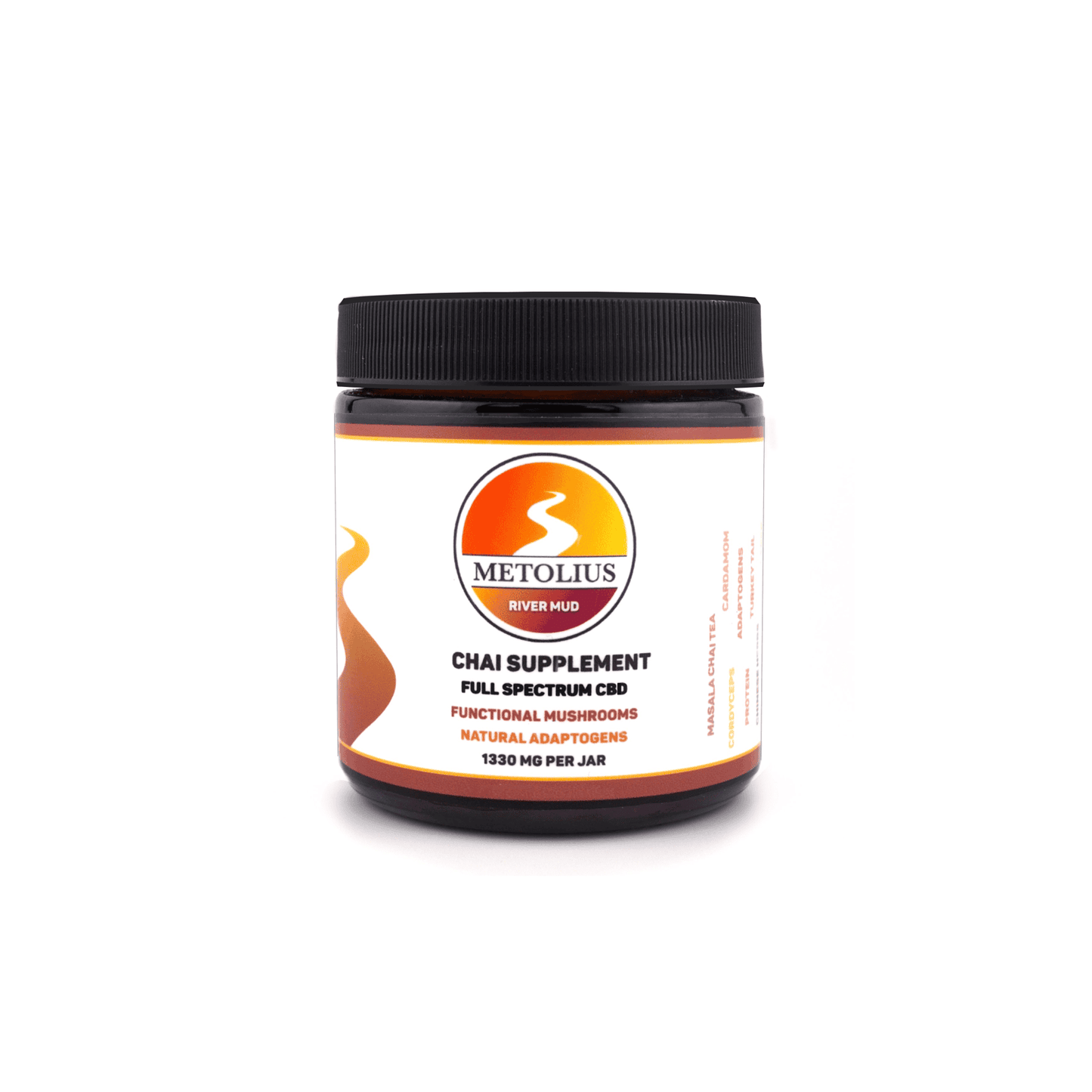 RIVER MUD CHAI - CBD EXTRACT + MEDICINAL MUSHROOMS + NATURAL ADAPTOGENS + MASALA CHAI