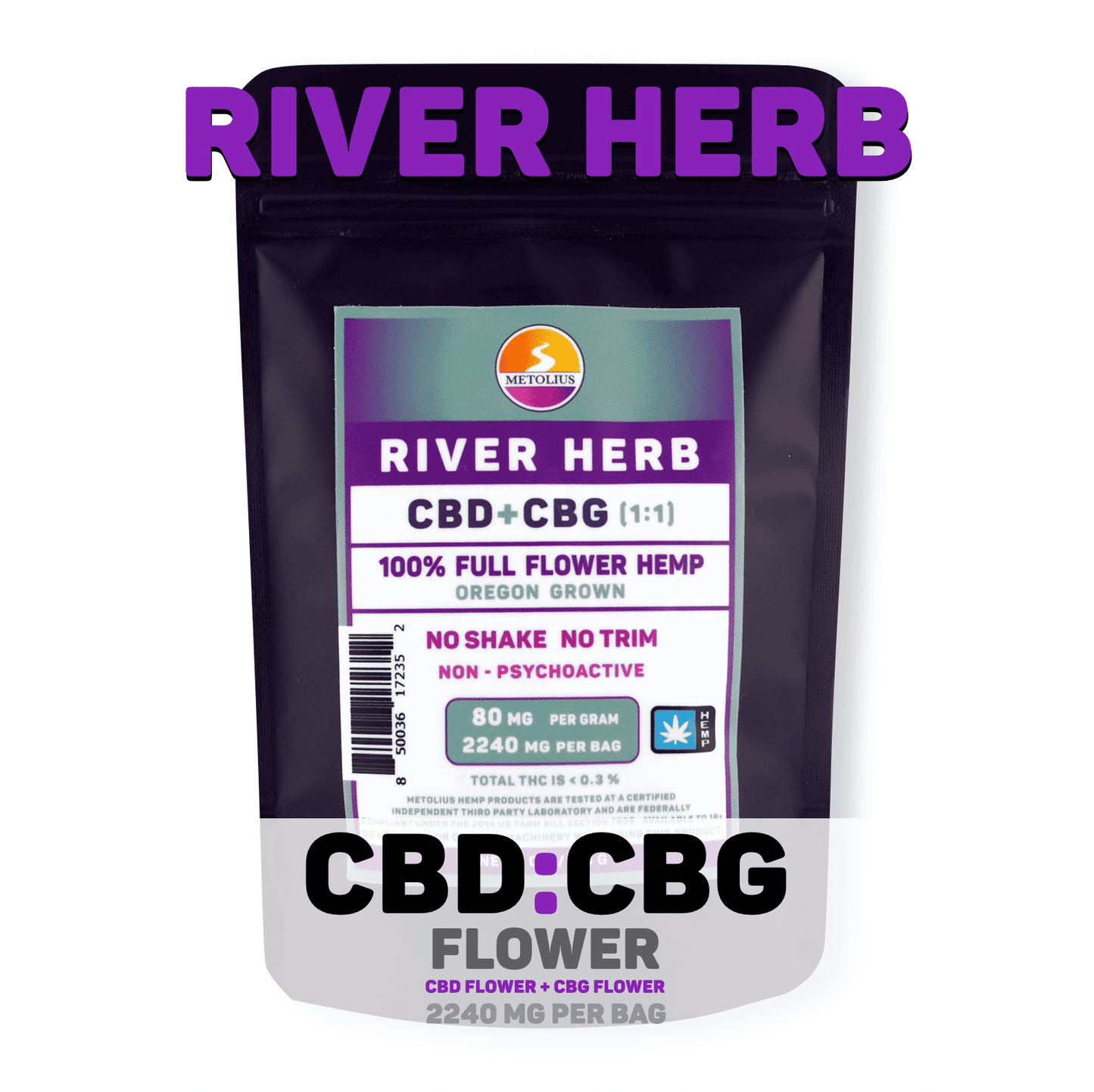 RIVER HERB - CBD FLOWER + CBG FLOWER