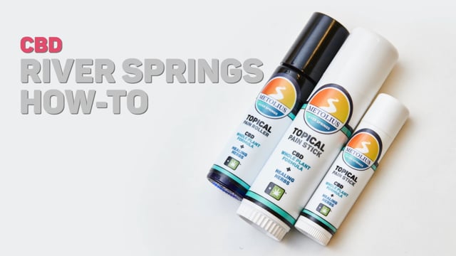 Load and play video in Gallery viewer, RIVER SPRINGS ROLLER - CBD + CBG EXTRACT + ESSENTIAL OILS + HEALING HERBS