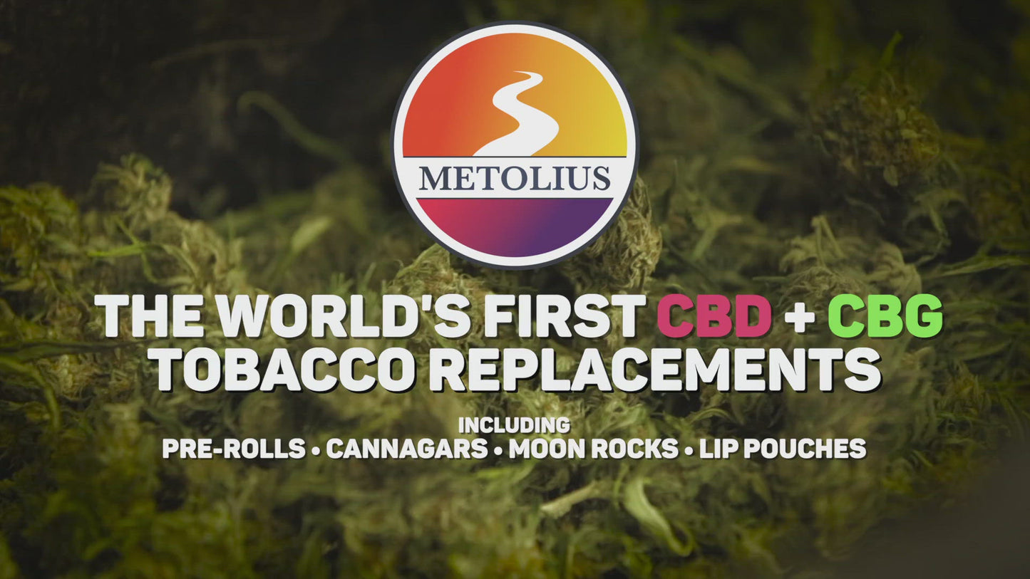 Load and play video in Gallery viewer, Metolius Hemp Company - River Line - The World's First CBD + CBG Tobacco Replacements