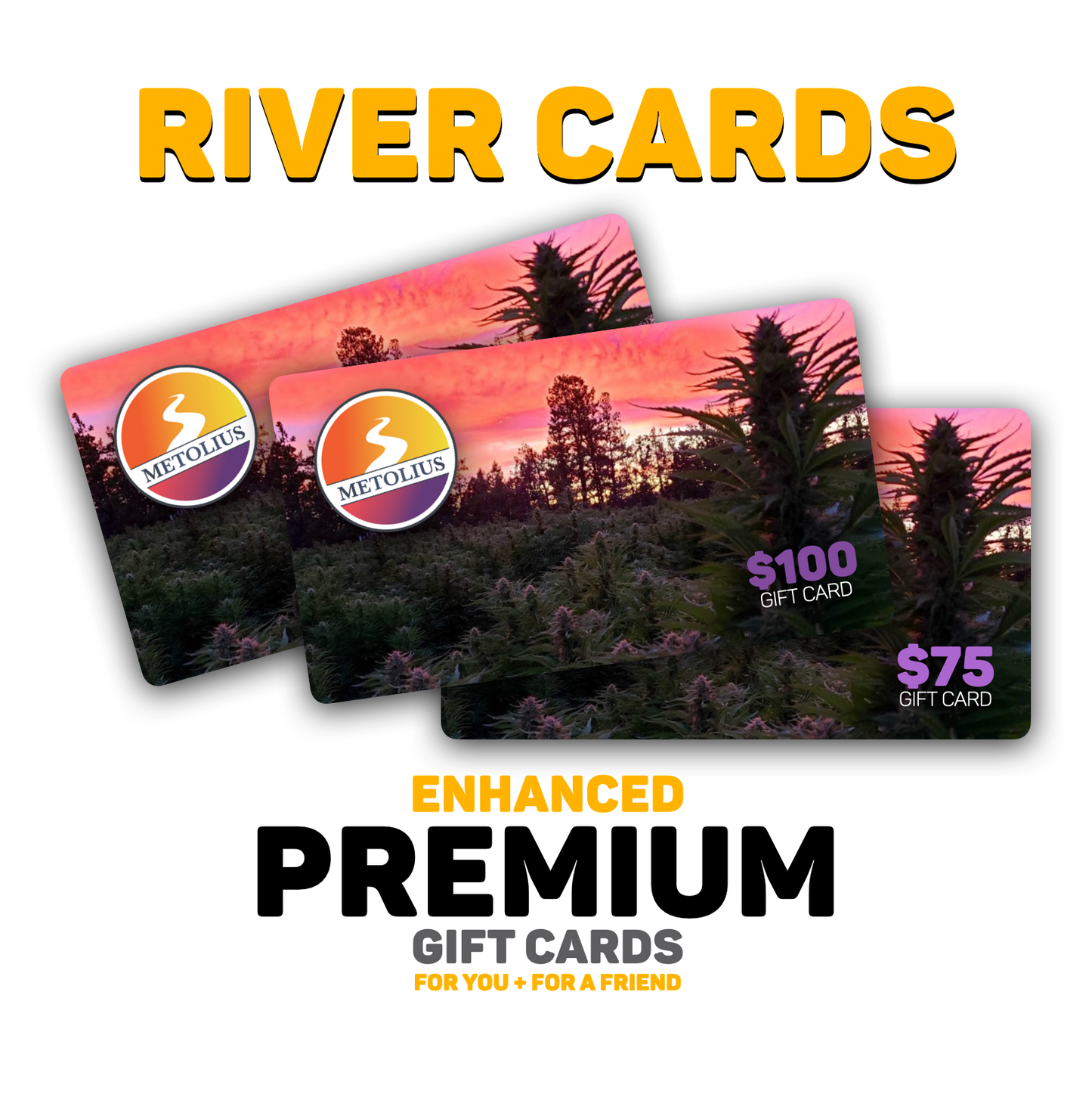 RIVER CARDS - METOLIUS GIFT CERTIFICATES