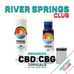 RIVER SPRINGS CLUB - CBD + CBG FLOWER + ESSENTIAL OILS + HEALING HERBS