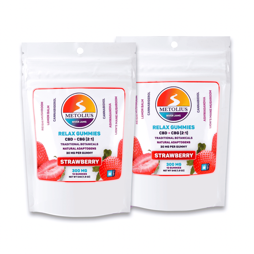
                  
                    RIVER JAMS RELAX BUNDLE - CBD + CBG + TRADITIONAL BOTANICALS + FUNCTIONAL MUSHROOMS
                  
                