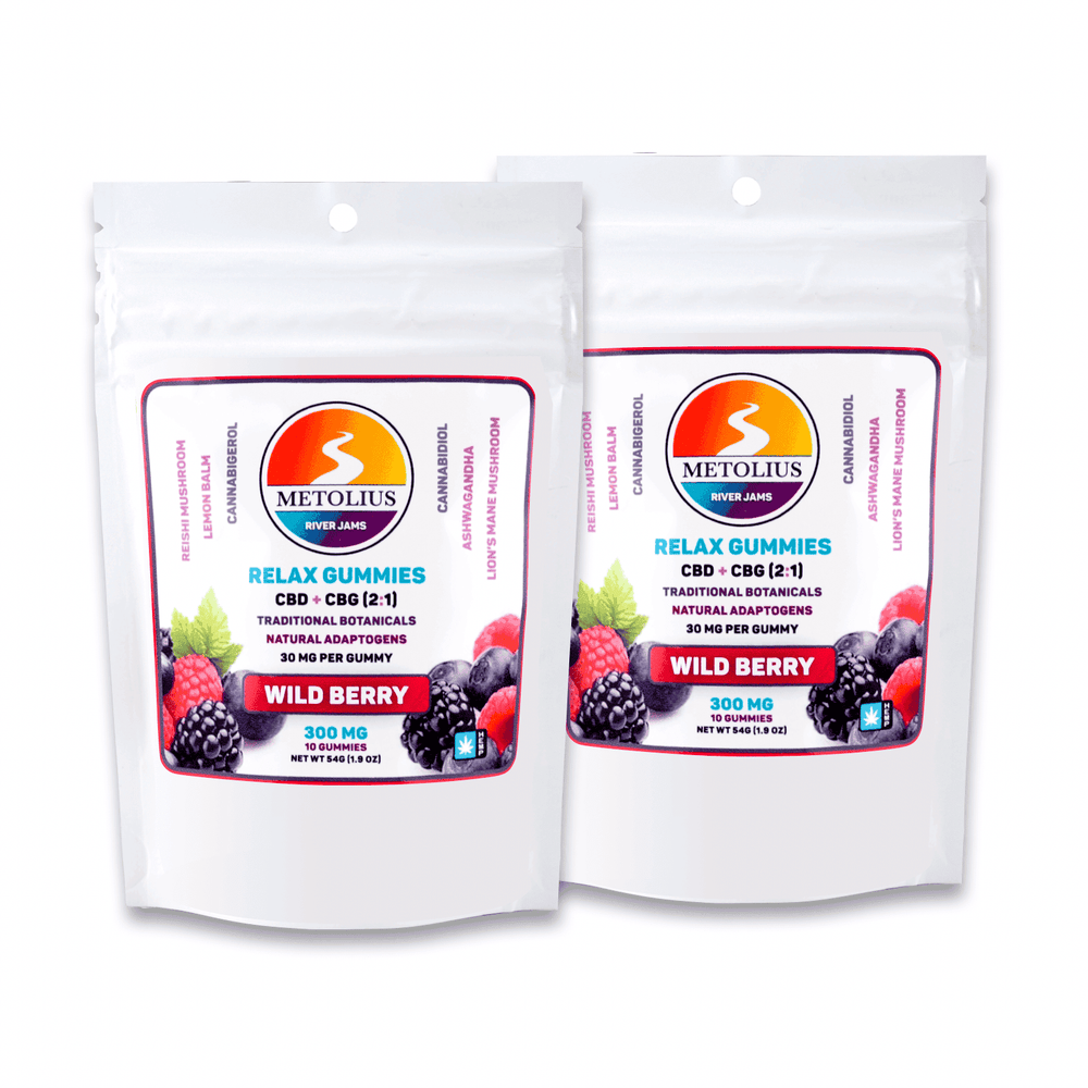 
                  
                    RIVER JAMS RELAX BUNDLE - CBD + CBG + TRADITIONAL BOTANICALS + FUNCTIONAL MUSHROOMS
                  
                