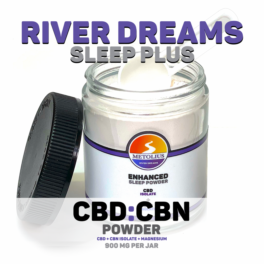 
                  
                    RIVER DREAMS SLEEP PLUS - CBD ISOLATE + CBN ISOLATE + MAGNESIUM CITRATE + STEVIA EXTRACT
                  
                