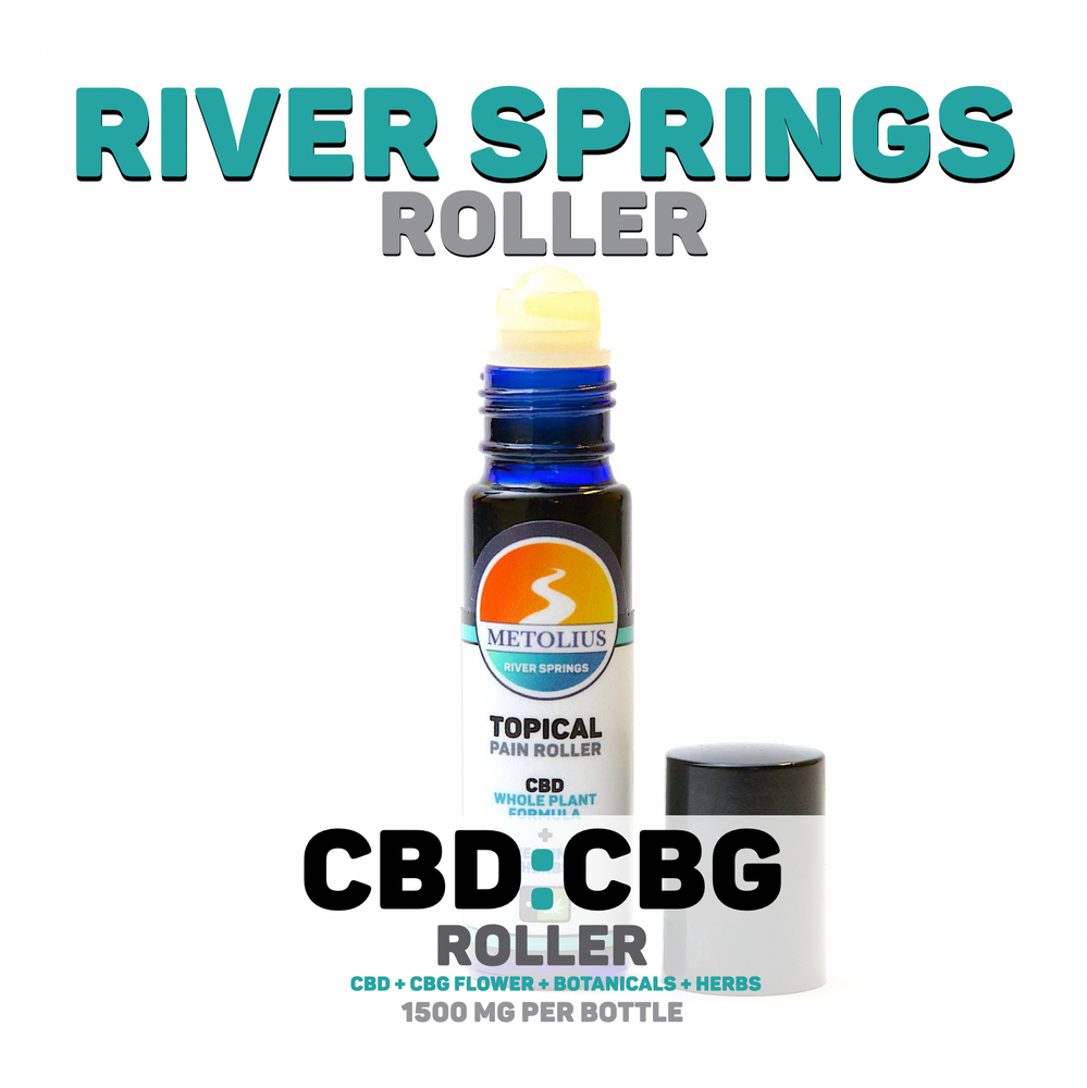 
                  
                    RIVER SPRINGS ROLLER - CBD + CBG EXTRACT + ESSENTIAL OILS + HEALING HERBS
                  
                