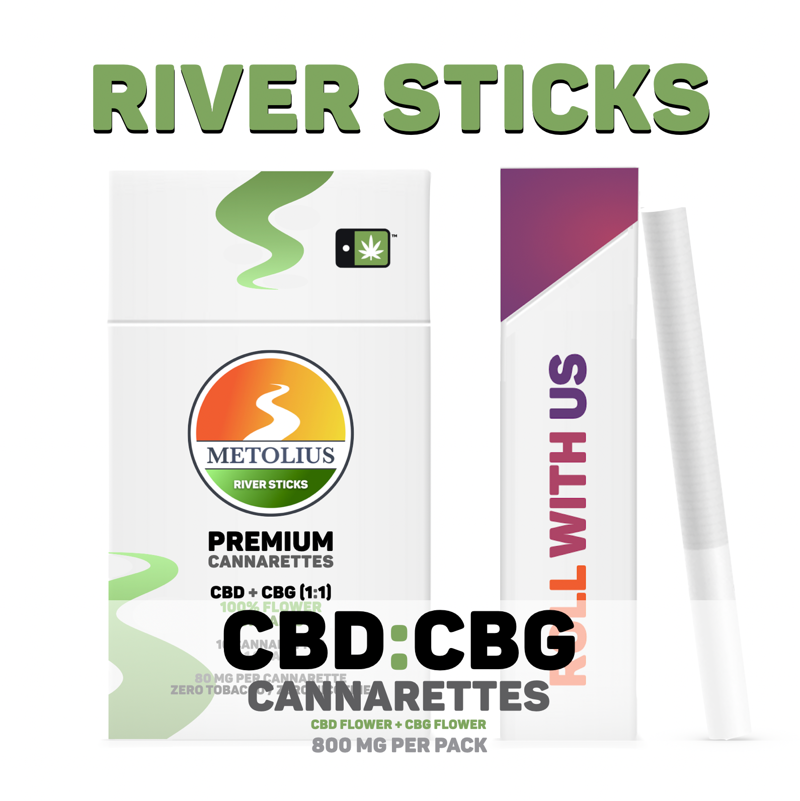 RIVER STICKS - CBD FLOWER + CBG FLOWER