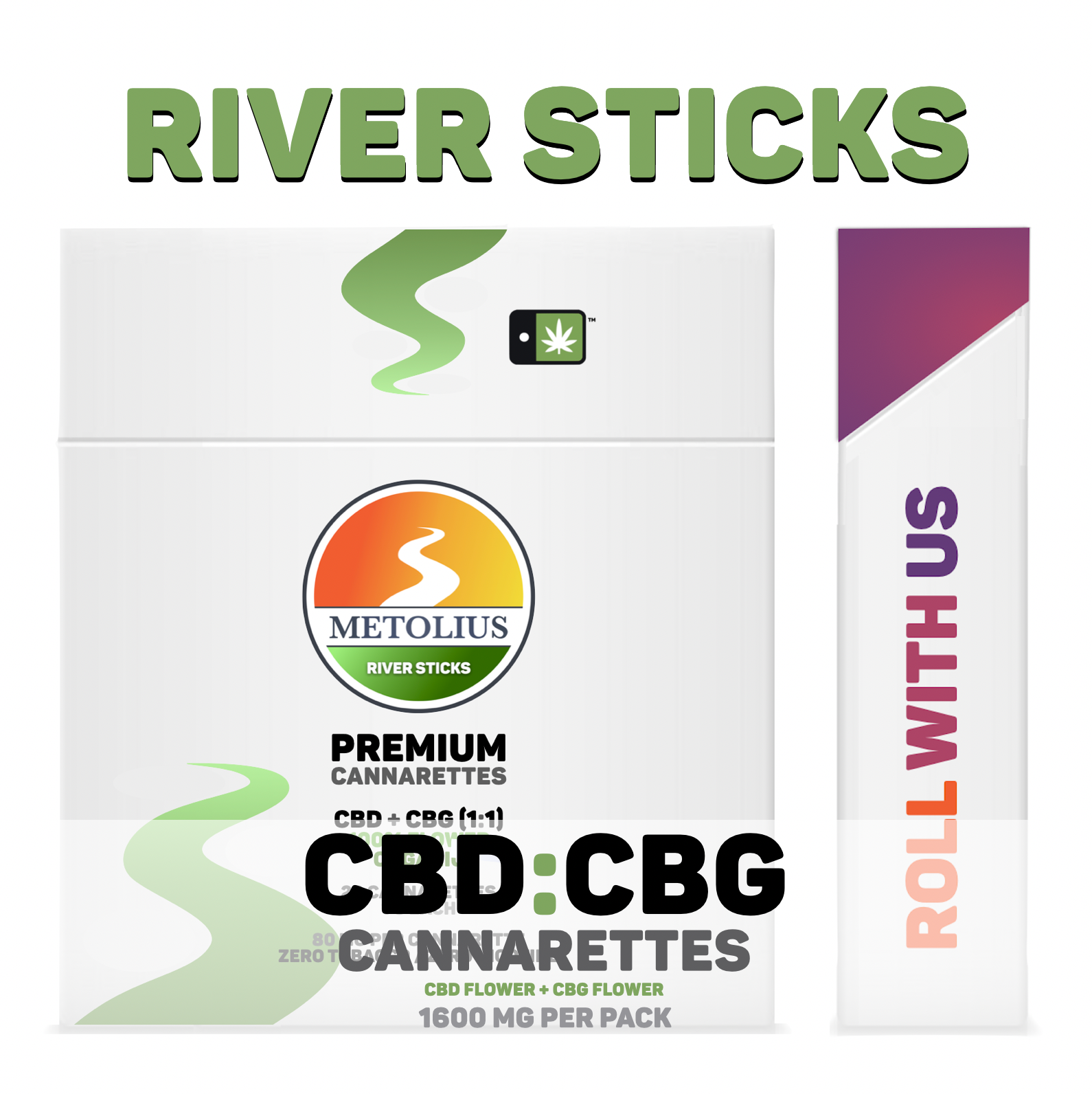 RIVER STICKS - CBD FLOWER + CBG FLOWER