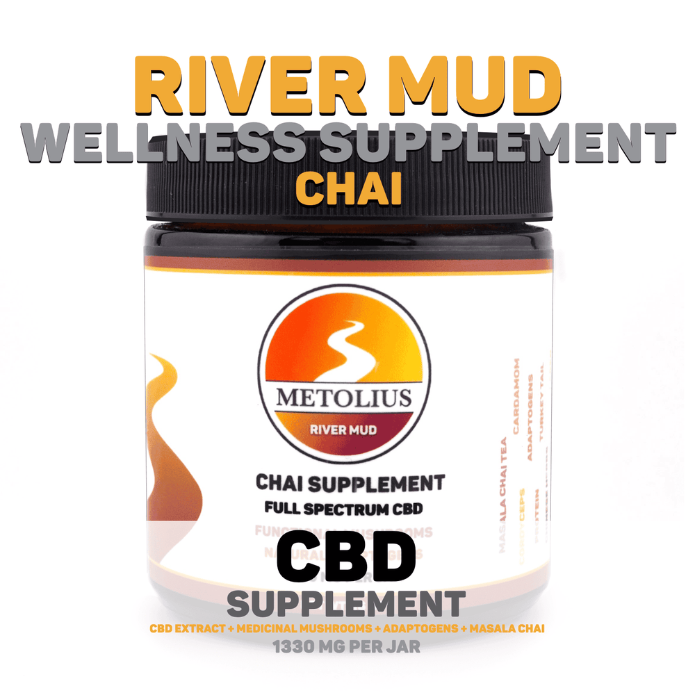RIVER MUD CHAI - CBD EXTRACT + MEDICINAL MUSHROOMS + NATURAL ADAPTOGENS + MASALA CHAI